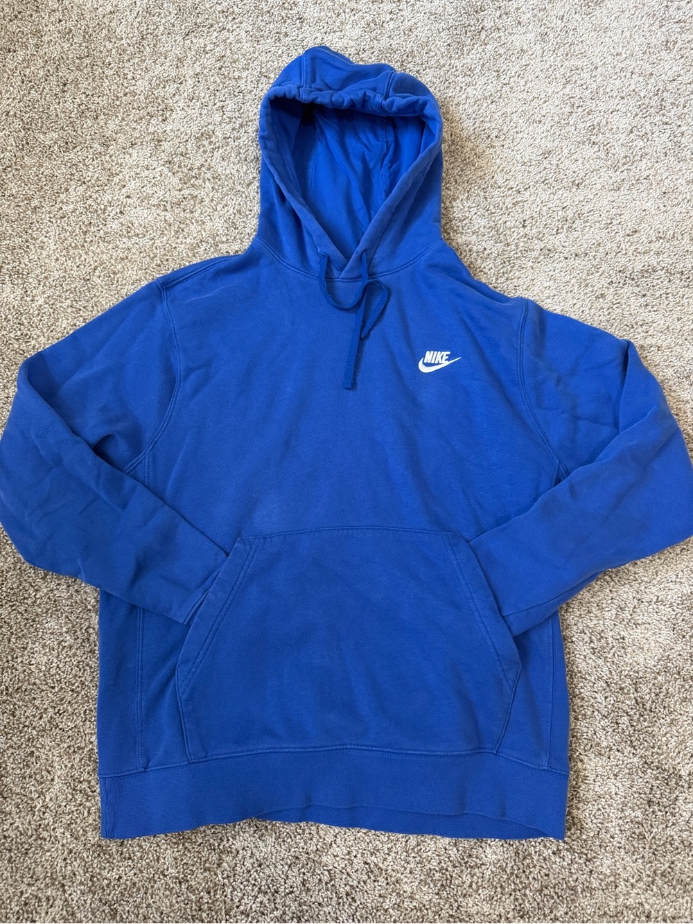 Nike Royal Blue Men's Hoodie Sweatshirt